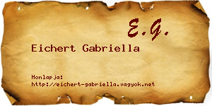Eichert Gabriella névjegykártya